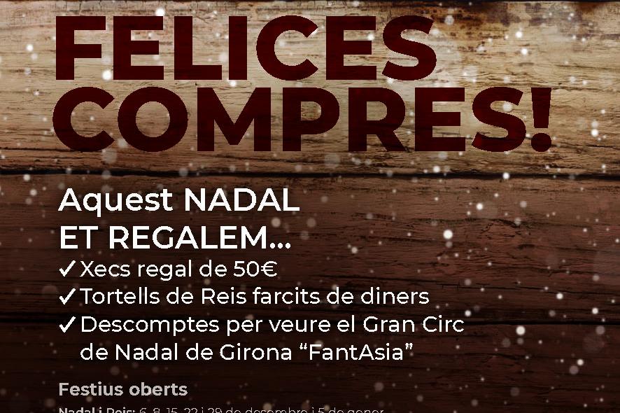 El premi per compra centra la campanya de Nadal del comerç de proximitat de Girona