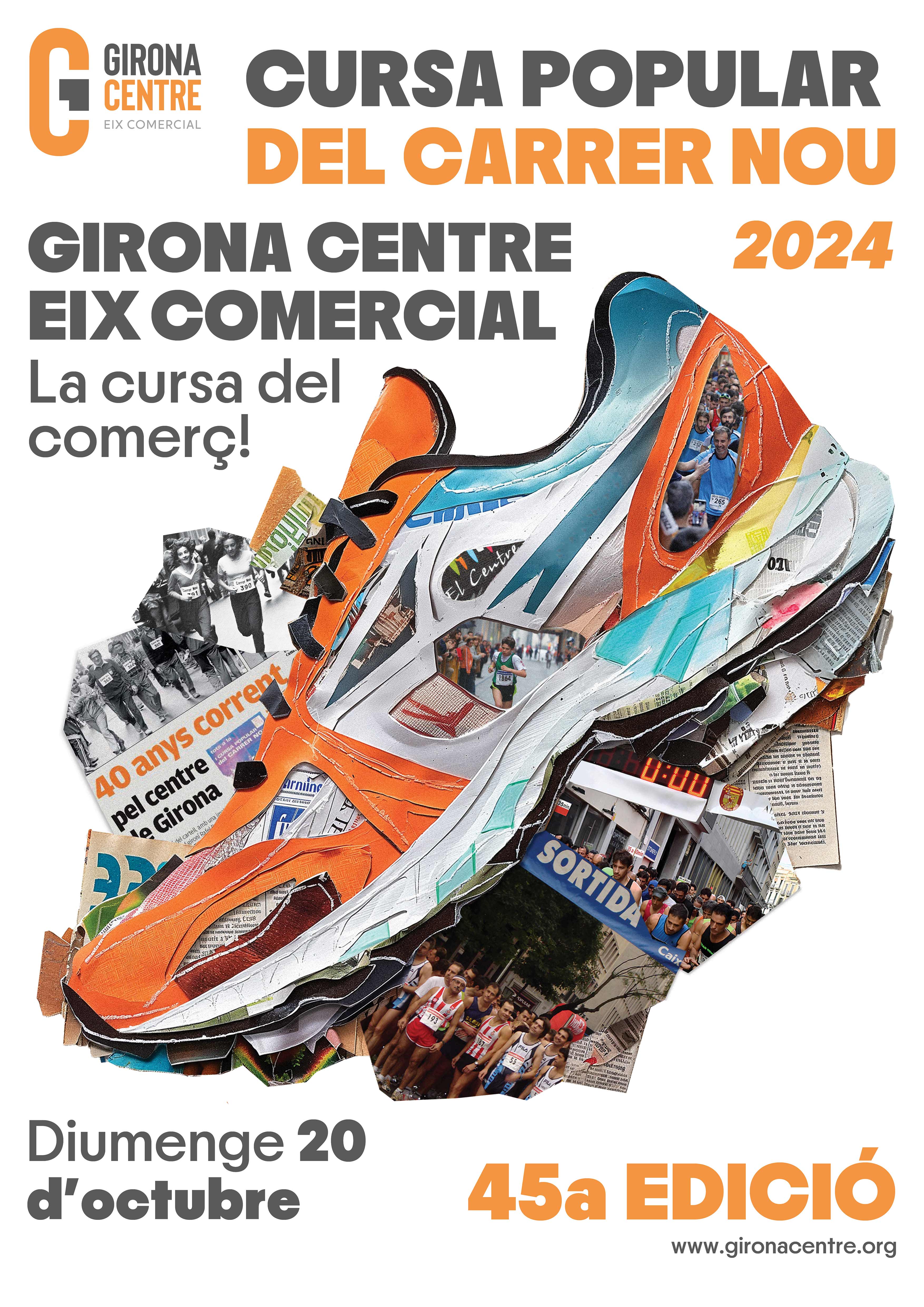 Cartell de la cursa popular del carrer Nou 2024